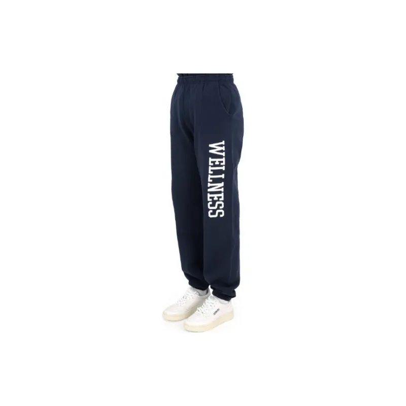 SPORTY & RICH Logo Printed Tapered Leg Trousers-2