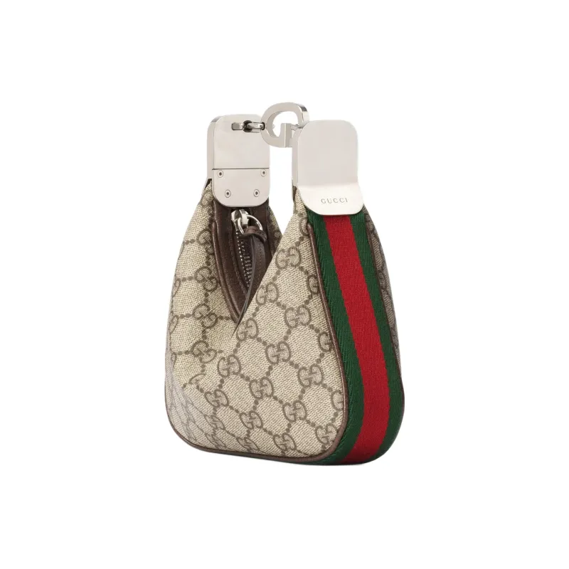 GUCCI Canvas Handbag Mini Women's Brown-1