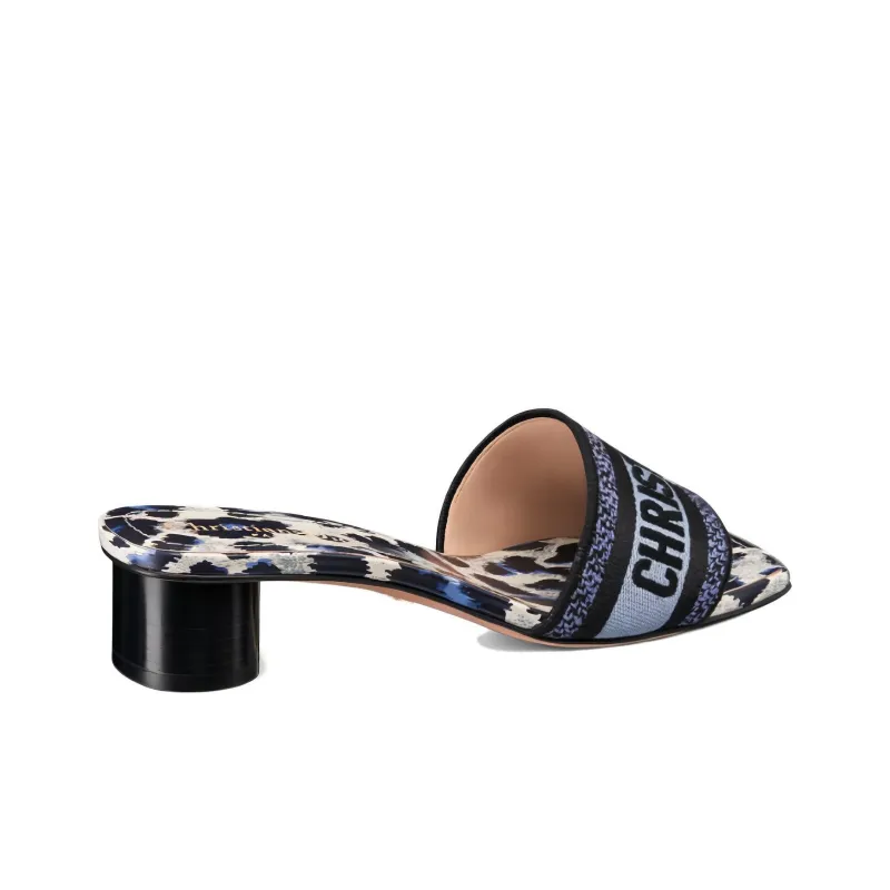 DIOR Dway Rubber Sole Slip Resistant Slide Slippers Women's Deep Sea Blue-3
