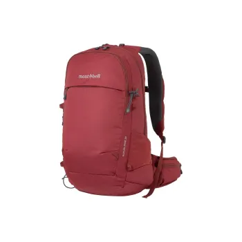 MONTBELL Polyurethane Outdoor Mountaineering Bag, Backpack Regular Unisex Burgundy