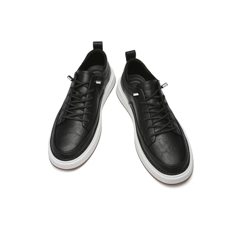 Extravagant Breathable Water Resistant Wear Resistant Cushioning Low Top Skateboard Shoes Men's Black-3
