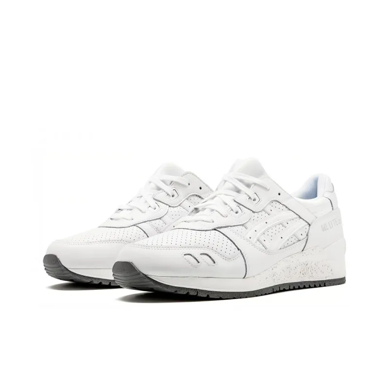 Asics Gel-Lyte 3 Anti-Slip And Wear-Resistant Breathable Low-Top Running Shoes Men's White-2
