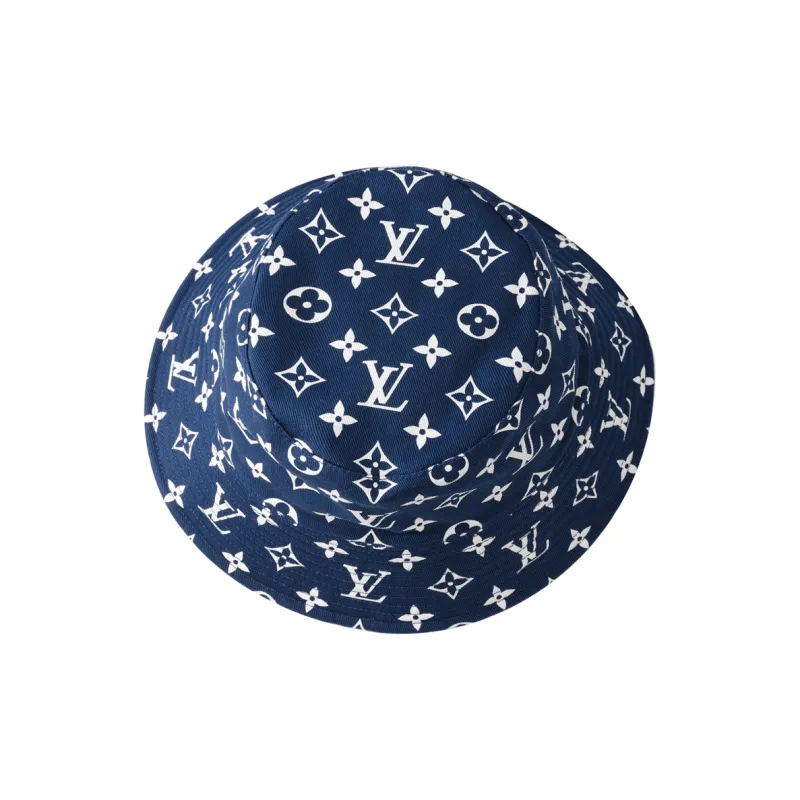LOUIS VUITTON Denim Bucket Hats Unisex-3