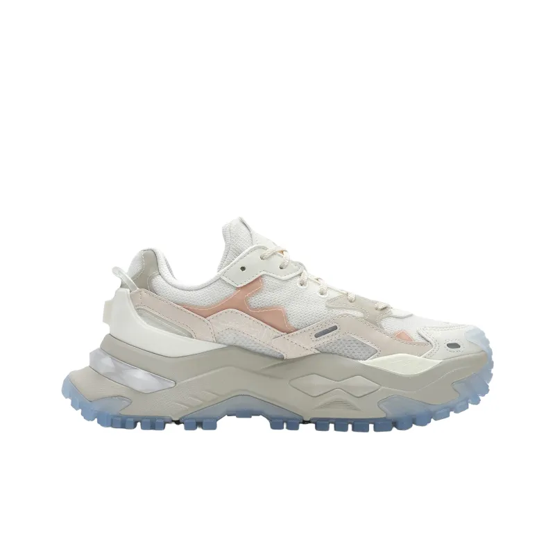 FILA FUSION BIANCO Slip Resistant And Breathable Low Top Casual Shoes Women's White Pink-1