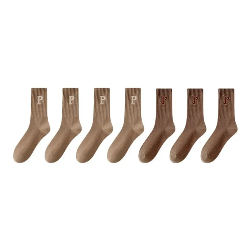 2323 Mid Calf Socks Women's 7 Pack-5