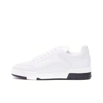 MOSCHINO Leather Lace-up Sneakers