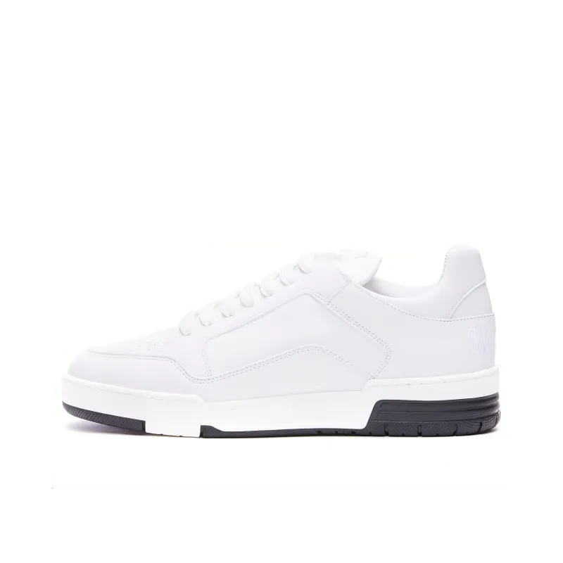 MOSCHINO Leather Lace-up Sneakers-0