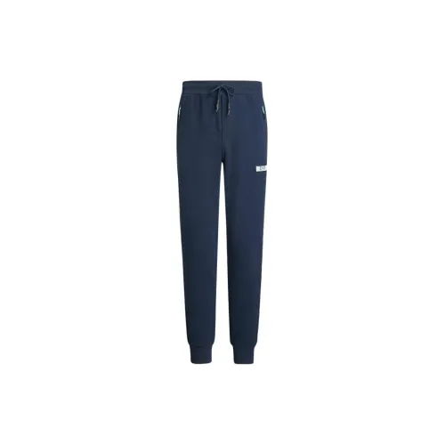 EMPORIO ARMANI EA7 SS24 Casual Pants Men's Navy Blue
