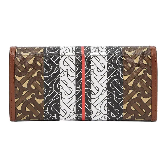 Burberry Canvas Wallet Women's Brown-2
