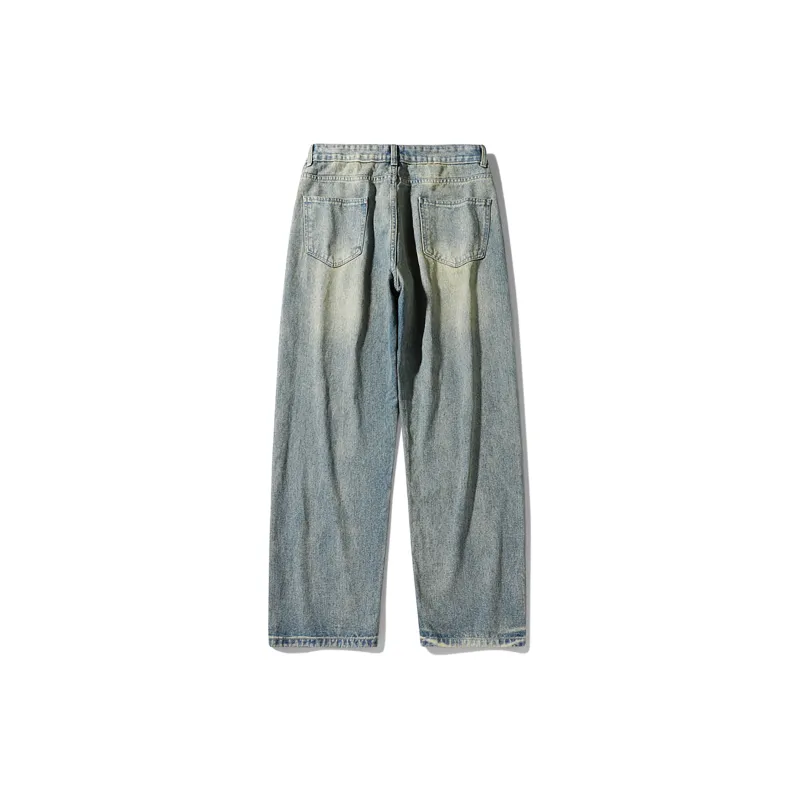 LTIFONE Jeans Unisex Vintage Blue-1