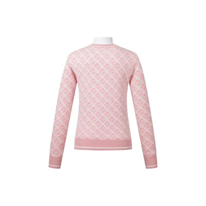 DESCENTE X KAZUKI KURAISHI Co-branded Series Sweaters Women's Pink-1