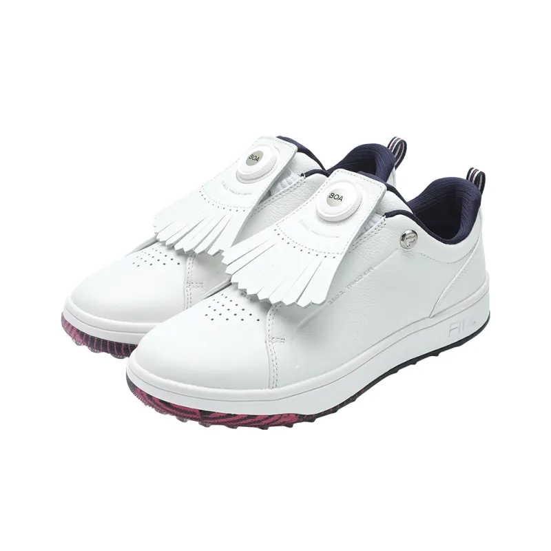 FILA GF 1911 Trainer Cushioned Slip Resistant Low Top Golf Shoes Women's Bright White-3
