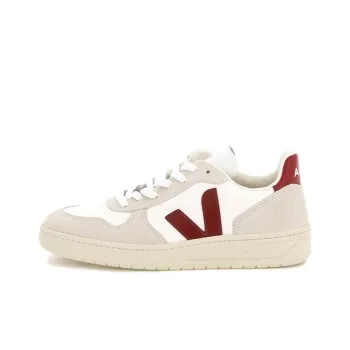 VEJA V-10 B-Mesh Low-Top Stylish Skateboarding Shoes Women's White
