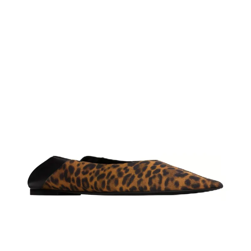 SAINT LAURENT Nour Pointed-Toe Slippers Women's-2
