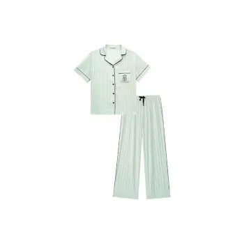 Victoria's Secret Pajama Set Women's Light Emerald Green