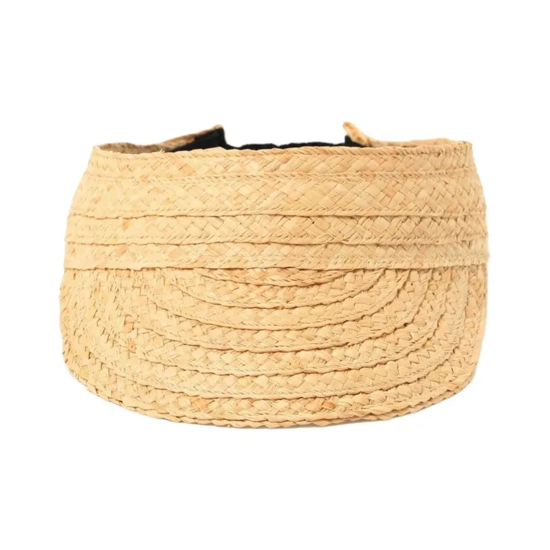 Beams Raffia Sun Protection Hats Kids' Beige-1