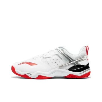LiNing OP Cushioning Wear Resistant Low Top Badminton Shoes Unisex White