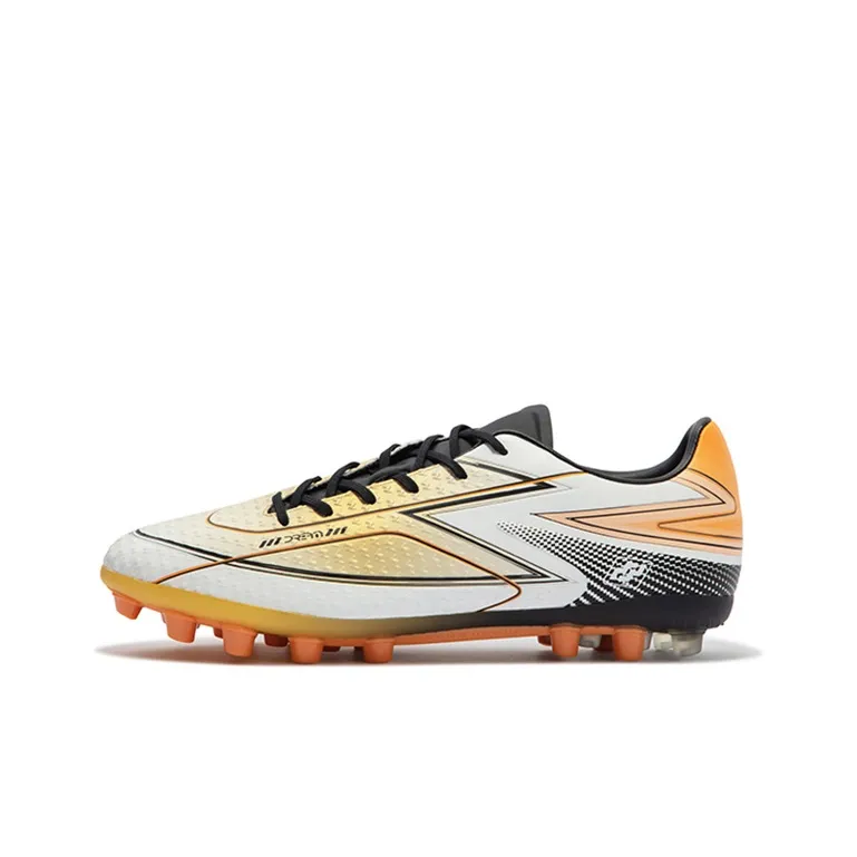 361° Dream Chaser AG Gold Medal Cushioning Anti-Slip And Wear-Resistant Soccer Shoes Unisex Orange White Black-0