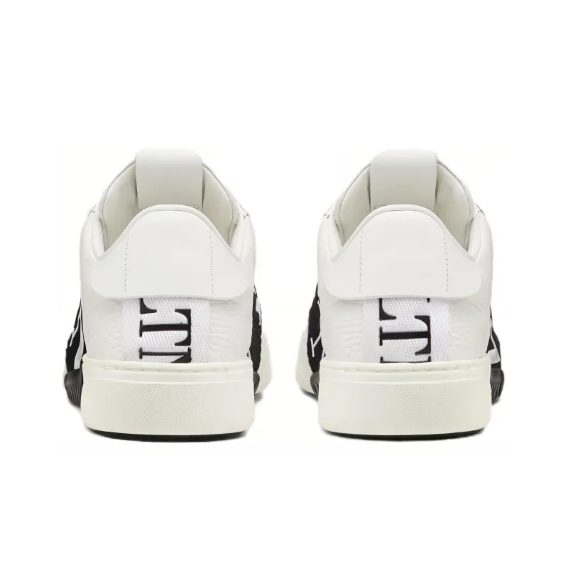 Valentino VL7N Low Top Stylish Skateboarding Shoes Women's White Black-4