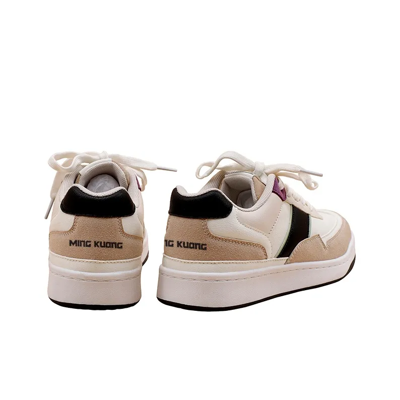 MINGKUANG Street Trend Dopamine Dressing Multicolor Anti-Slip Wear-Resistant Low-Top Skateboard Shoes Women's-9