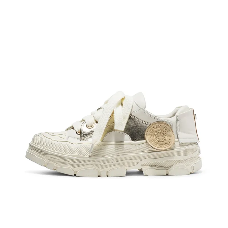 Coup De Foudre Cushioning Wear-Resistant Low-Top Chunky Sneakers Women's-5