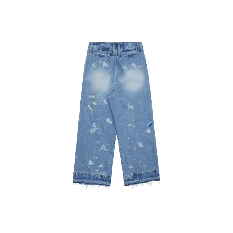 ADER ERROR Logo patch Wide leg Jeans-1