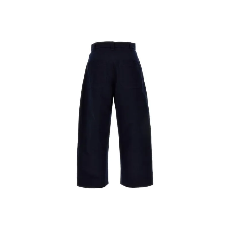 Studio Nicholson Sorte Trousers-1