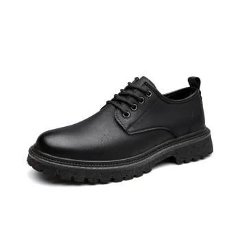 Poitulas Men's Casual Shoes Men Low Top Black/Brown