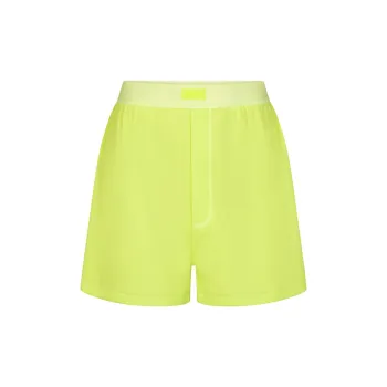 SKIMS COTTON RIB LOOSE BOXER Boxer Shorts Women's 1 Pack DAFFODIL/Daffodil