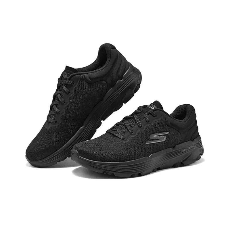 Skechers Go Run 7 Cushioning, Wear Resistant Low Top Running Shoes Women's Black-1