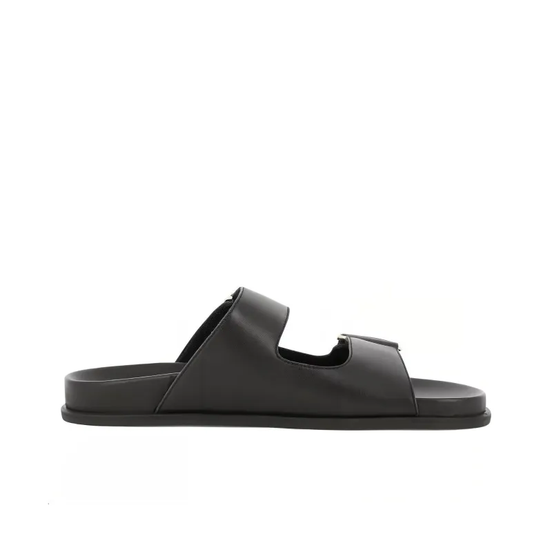 Jimmy Choo Fayence Embellished Leather Slides-1