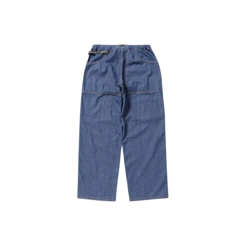 Gramicci X And Wander Jeans Unisex Blue-1