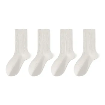 SHIWAJI Mid Calf Socks Unisex 4 Pack