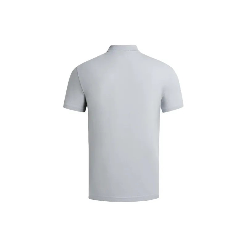 ARMANI EXCHANGE SS24 Polo Shirt Men's Gray Blue-1