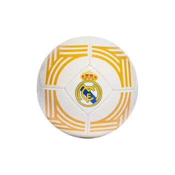 Adidas Size 5 Soccer PU Hand-Stitched Soccer Ball Unisex White Yellow