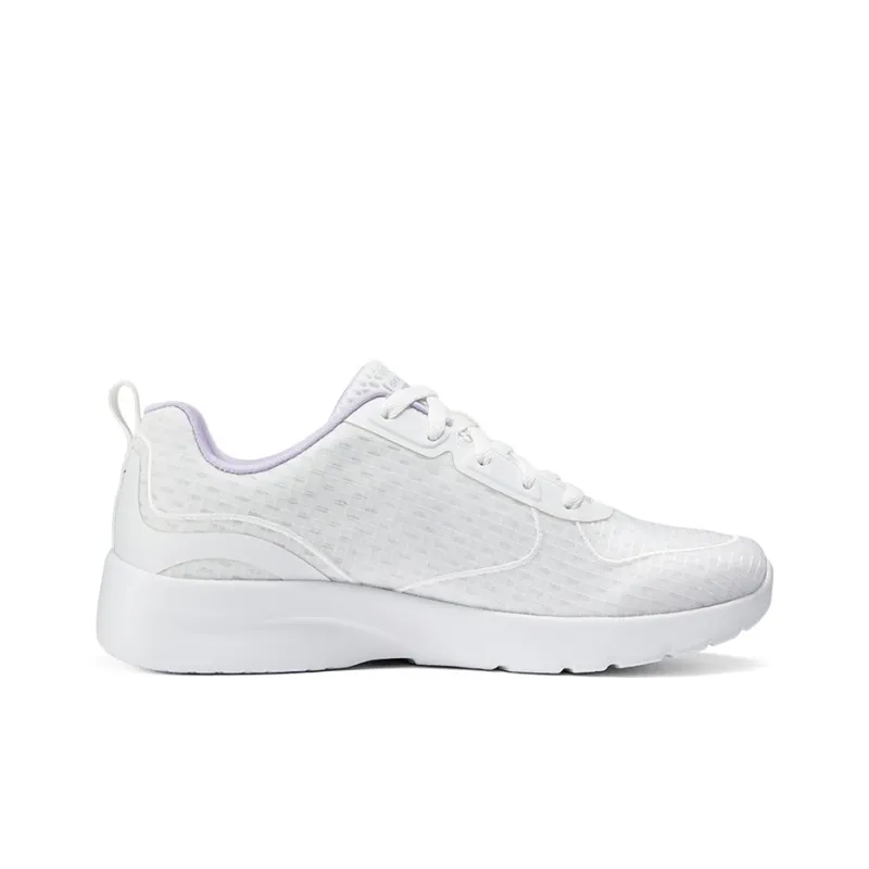 Skechers Cushioning Abrasion Resistant Breathable Low Top Casual Running Shoes Women's White-1
