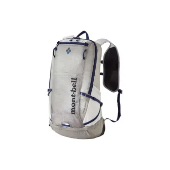 MONTBELL Nylon Outdoor Mountaineering Bag, Backpack Unisex Light Silver
