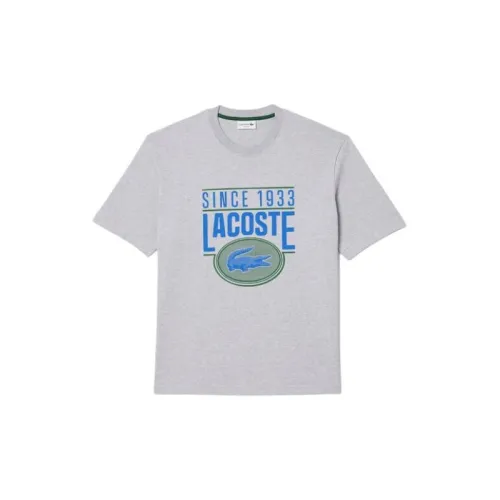 LACOSTE T-Shirts Men Gray