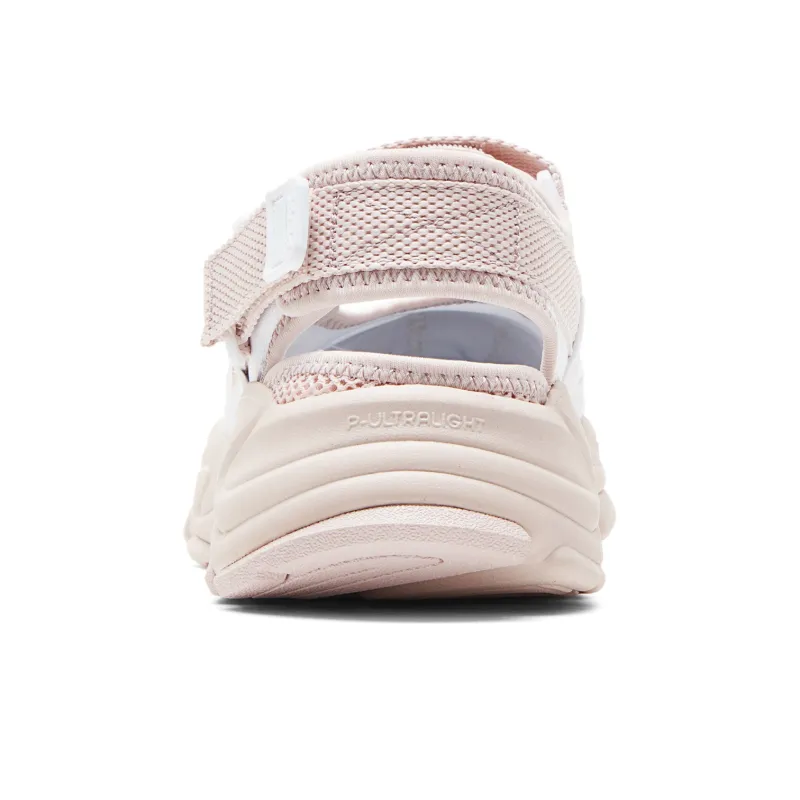 PEAK Mary Jane Sandal Beach Summer Slippers Women's White Pink-4
