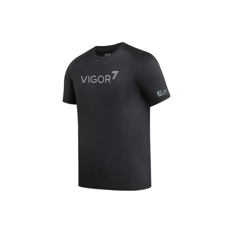 EMPORIO ARMANI EA7 SS24 T Shirt Men's Black-2