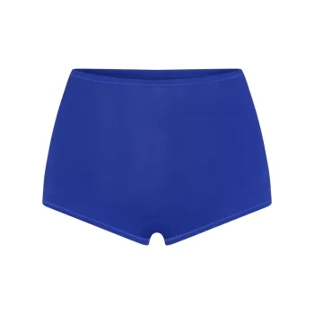 SKIMS COTTON JERSEY BOY SHORT Boxer Shorts Women's 1 Pack Cobalt/Co