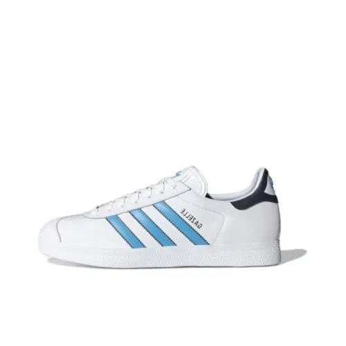 Adidas Gazelle White Semi Blue Burst