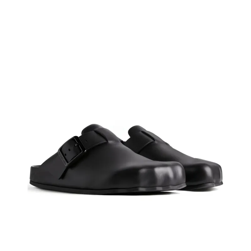 Balenciaga Sunday Leather Clogs 'Black' Women's-2