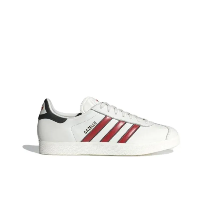 Adidas Gazelle White Scarlet Black-1