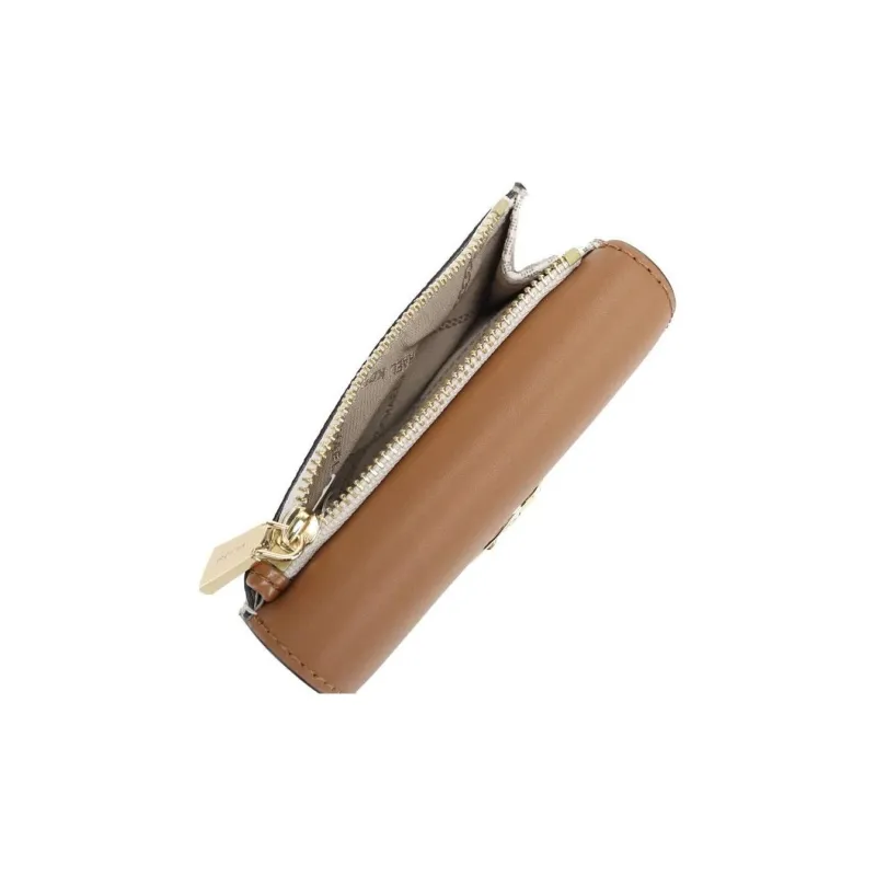 MICHAEL KORS Greenwich PVC Wallet Small Size Women's Light Umber-5