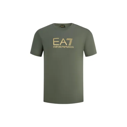 EMPORIO ARMANI EA7 T-Shirts Men Green