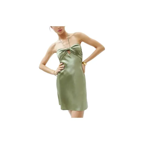 Reformation Sleeveless Dresses Women's Green