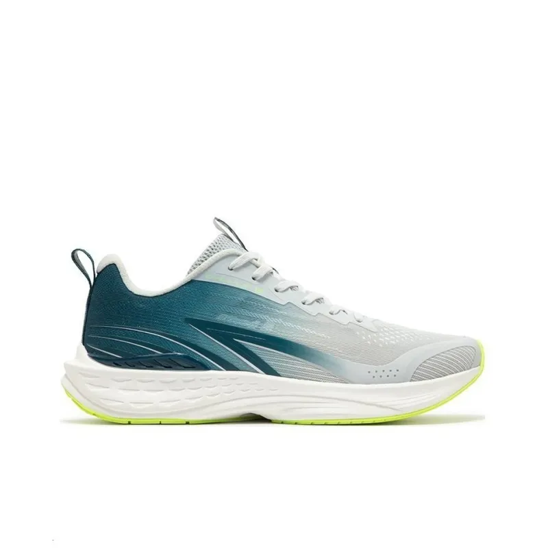 361° Flying Fish 3.0 Cushioning Wear Resistant Low Top Casual Running Shoes Men's Gray Blue-1