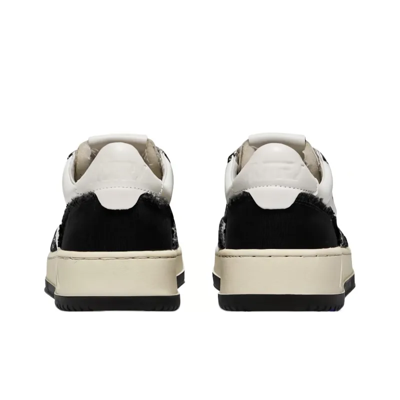 AUTRY Medalist Canvas Panelled 'White Black' Women's-4