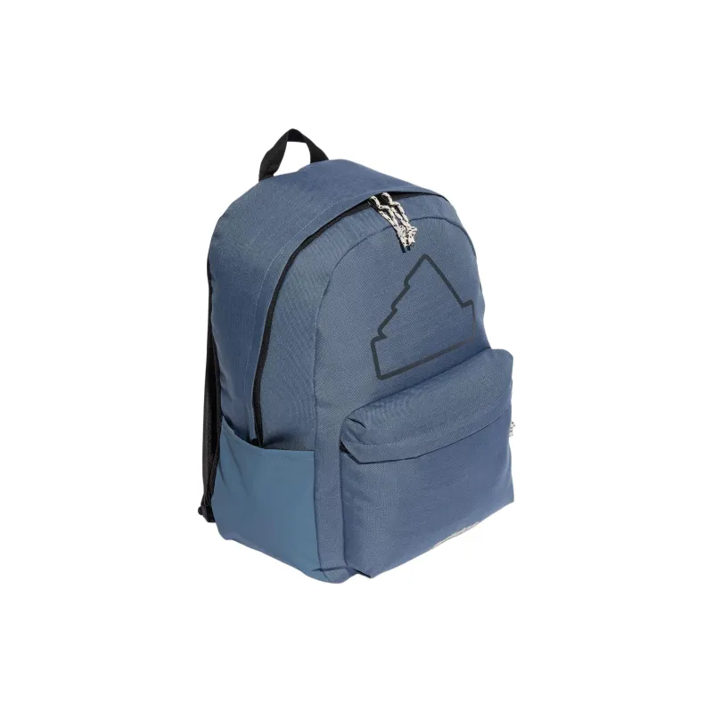 Adidas Polyester Backpack Regular Unisex Ink Blue & Black & Light Gray-2